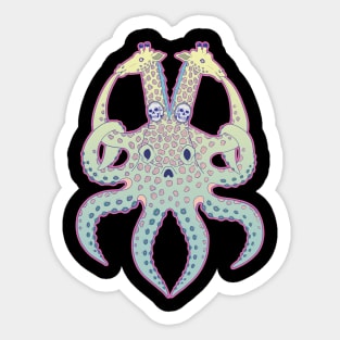 Girafftopus Sticker